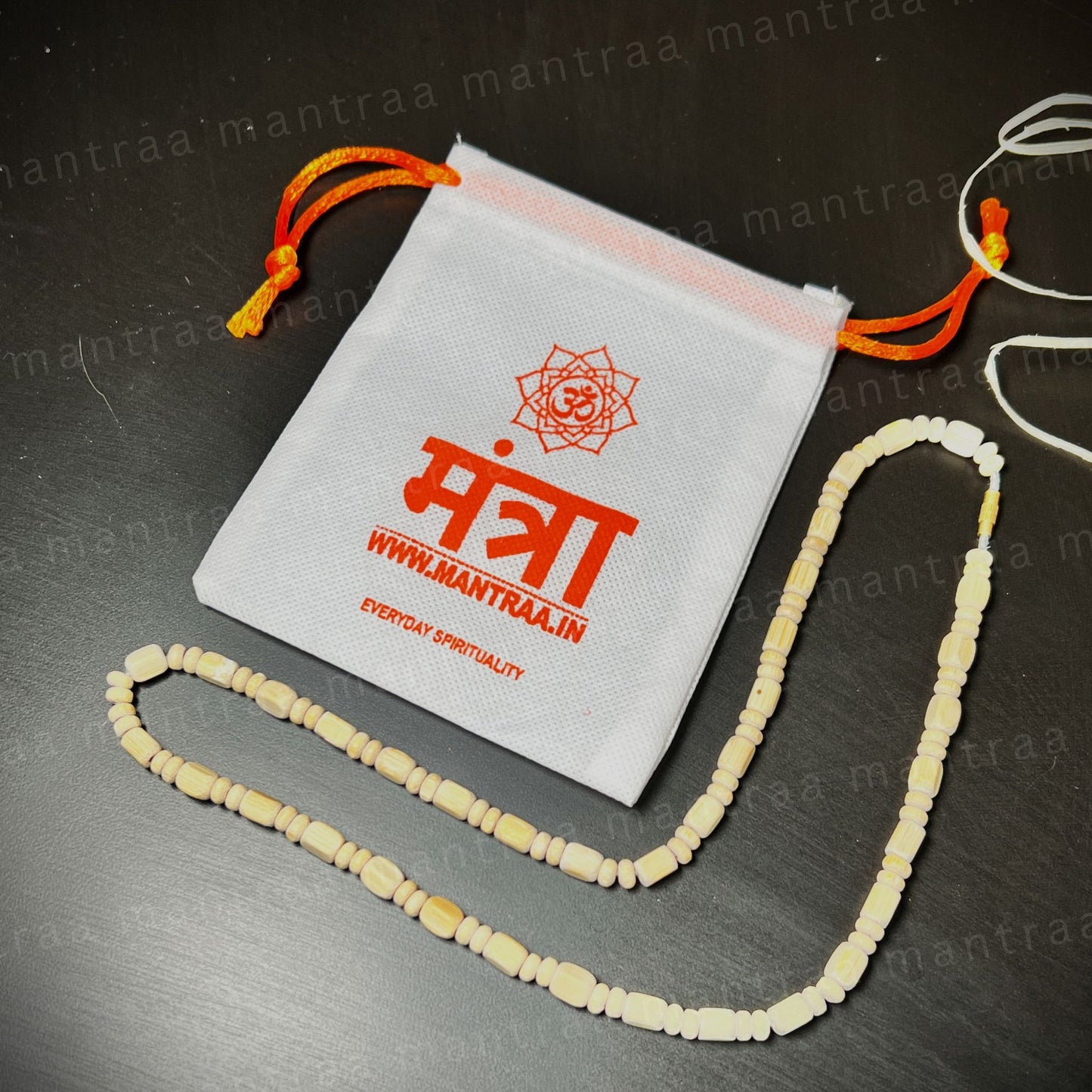 Mantraa - Pure Tulsi Mala for Spiritual Harmony & Peace