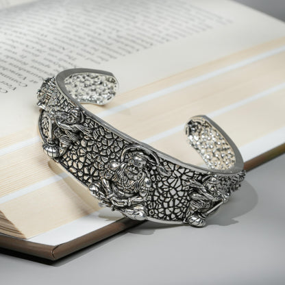 Hanuman Kada- Silver Plated