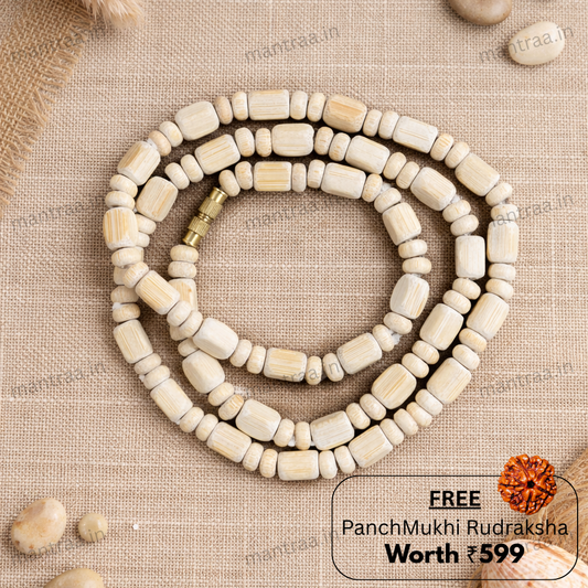 Mantraa - Pure Tulsi Mala for Spiritual Harmony & Peace