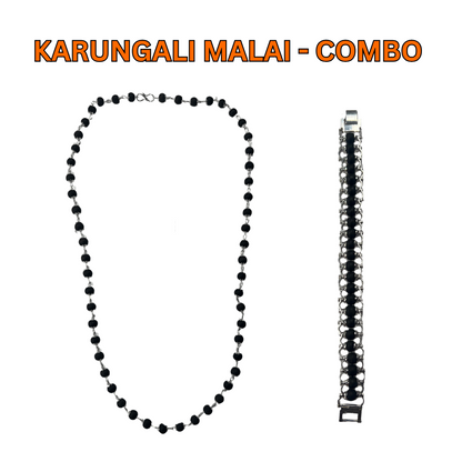 Karungali Malai Combo - Silver Plated