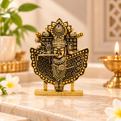 Sanwariya Seth Ji Murti - Gold Plated