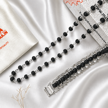 Karungali Malai Combo - Silver Plated