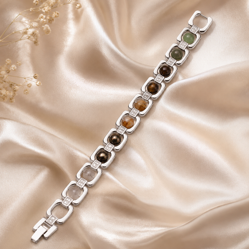 Metal Dhan Siddhi Bracelet - Silver Plated
