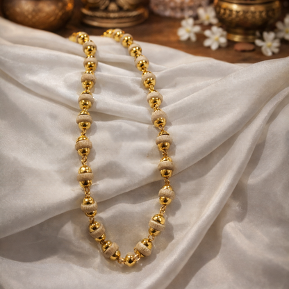 Mantraa Modern Tulsi Mala - Gold Plated
