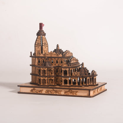 Shri Ram Janmabhoomi Mandir Ayodhya 3D Wooden Temple