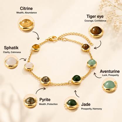 Dhan Siddhi Money Magnet For Women - Gold Plated