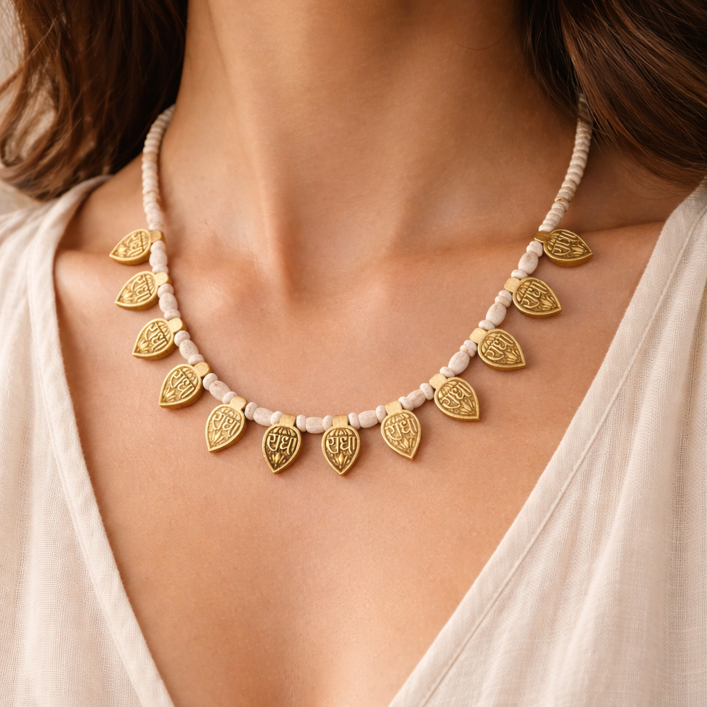 Mantraa Radha Naam Tulsi Mala