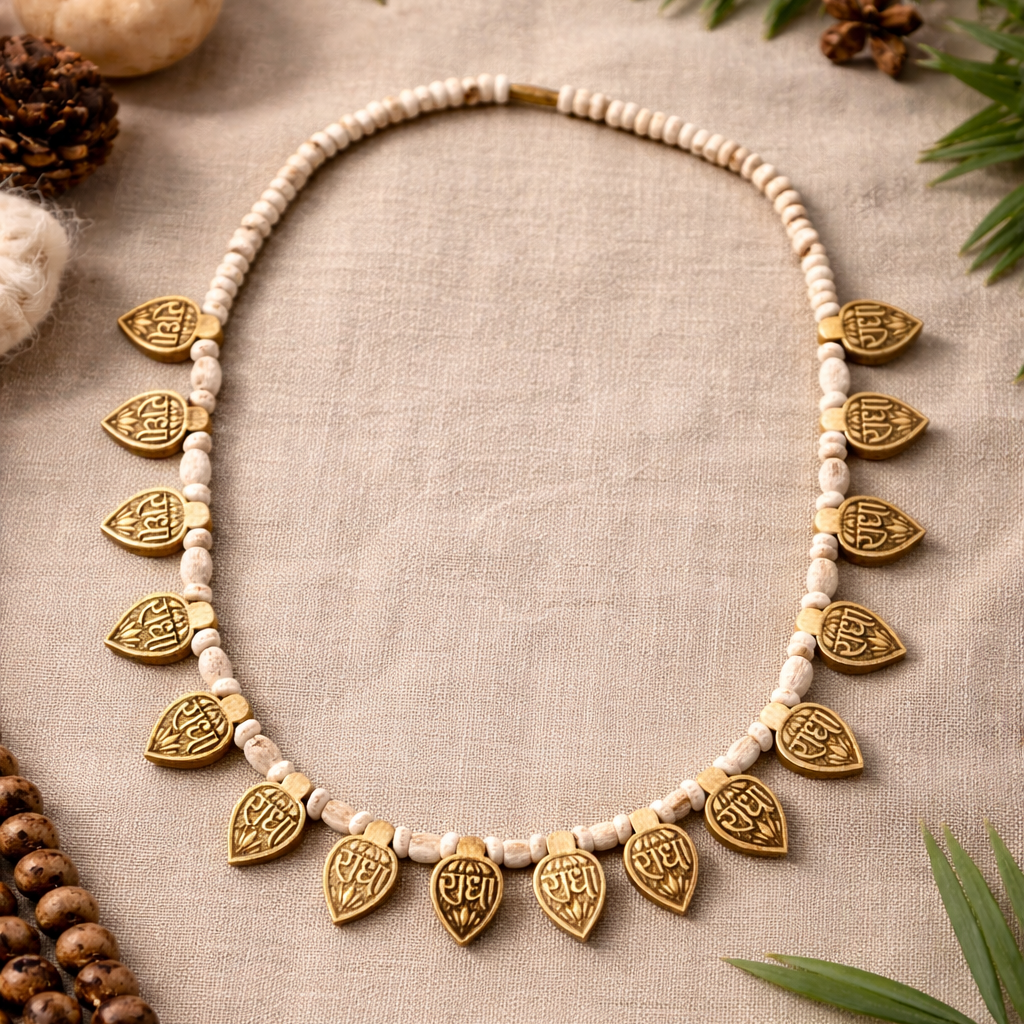 Mantraa Radha Naam Tulsi Mala