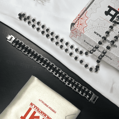 Karungali Malai Combo - Silver Plated