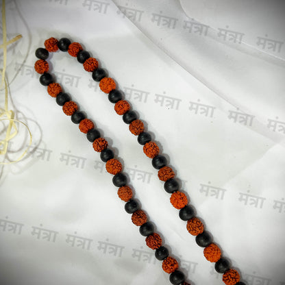 Rudraksha & Karungali Malai 108 Beads Jaap Mala- Govt. Certified