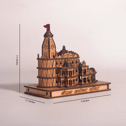 Shri Ram Janmabhoomi Mandir Ayodhya 3D Wooden Temple