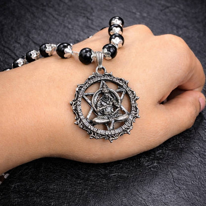 Shri Hanuman Karungali Mala with Silver Plated Pendant